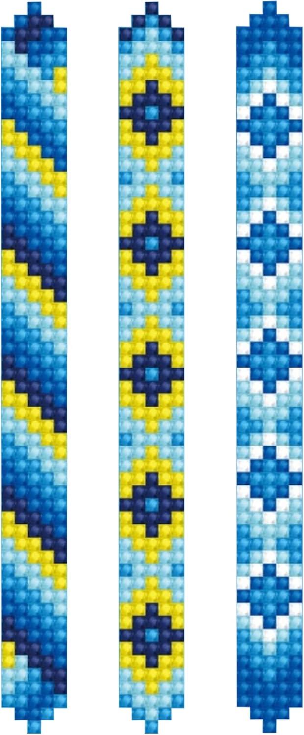 DIAMOND DOTZ Dotzies - Blues Diamond Painting Kits for Kids - Diamond Art Kits a Relaxing Creative Craft Kit with Dotz Gems