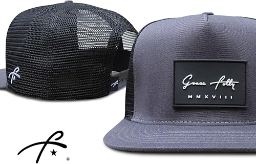 Miniatura 73 de Grace Folly - Gorra trucker unisex gorra de malla con cierre trasero negro (Black with Fade)