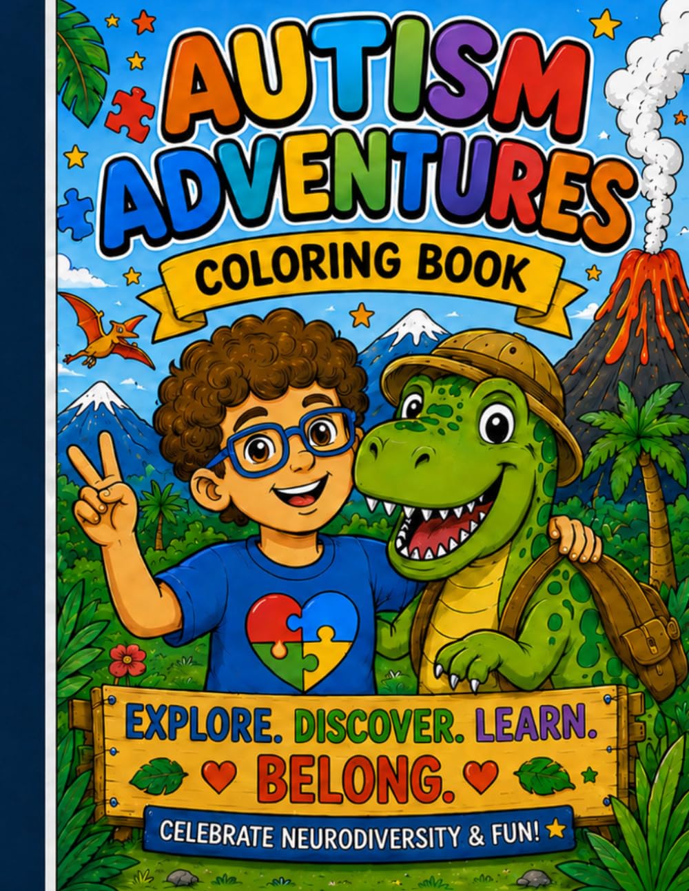 Autism Adventures Coloring Book