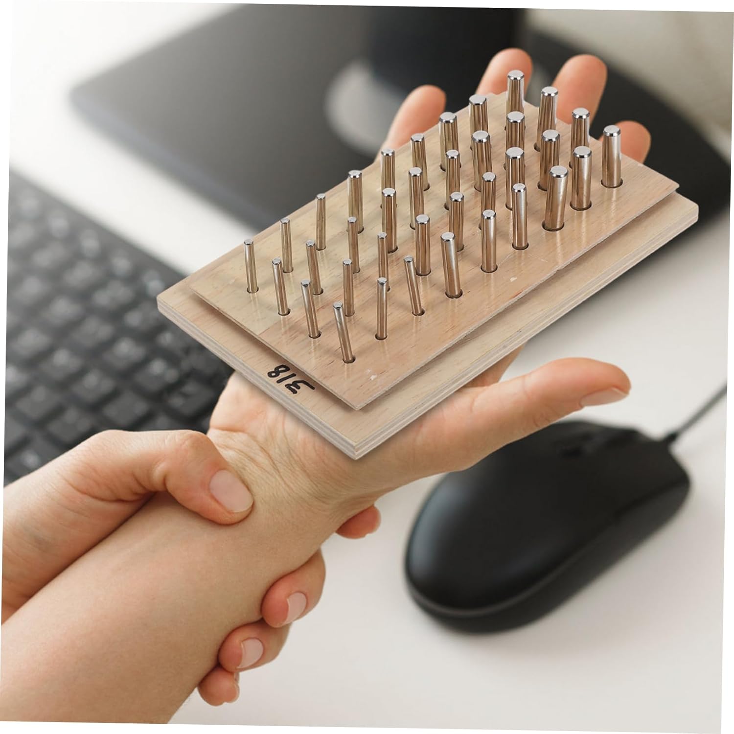 CALLARON Wooden Hand Therapy Equipment for Finger Coordination Training Enhance Fine Motor Skills Therapy Centers