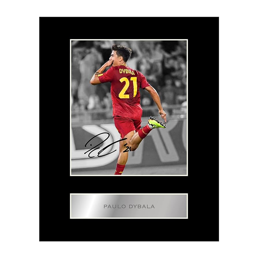 Poster Autografato Paulo Dybala Formato A4 - Stampa Lucida, Per Soggiorno - Foto 3