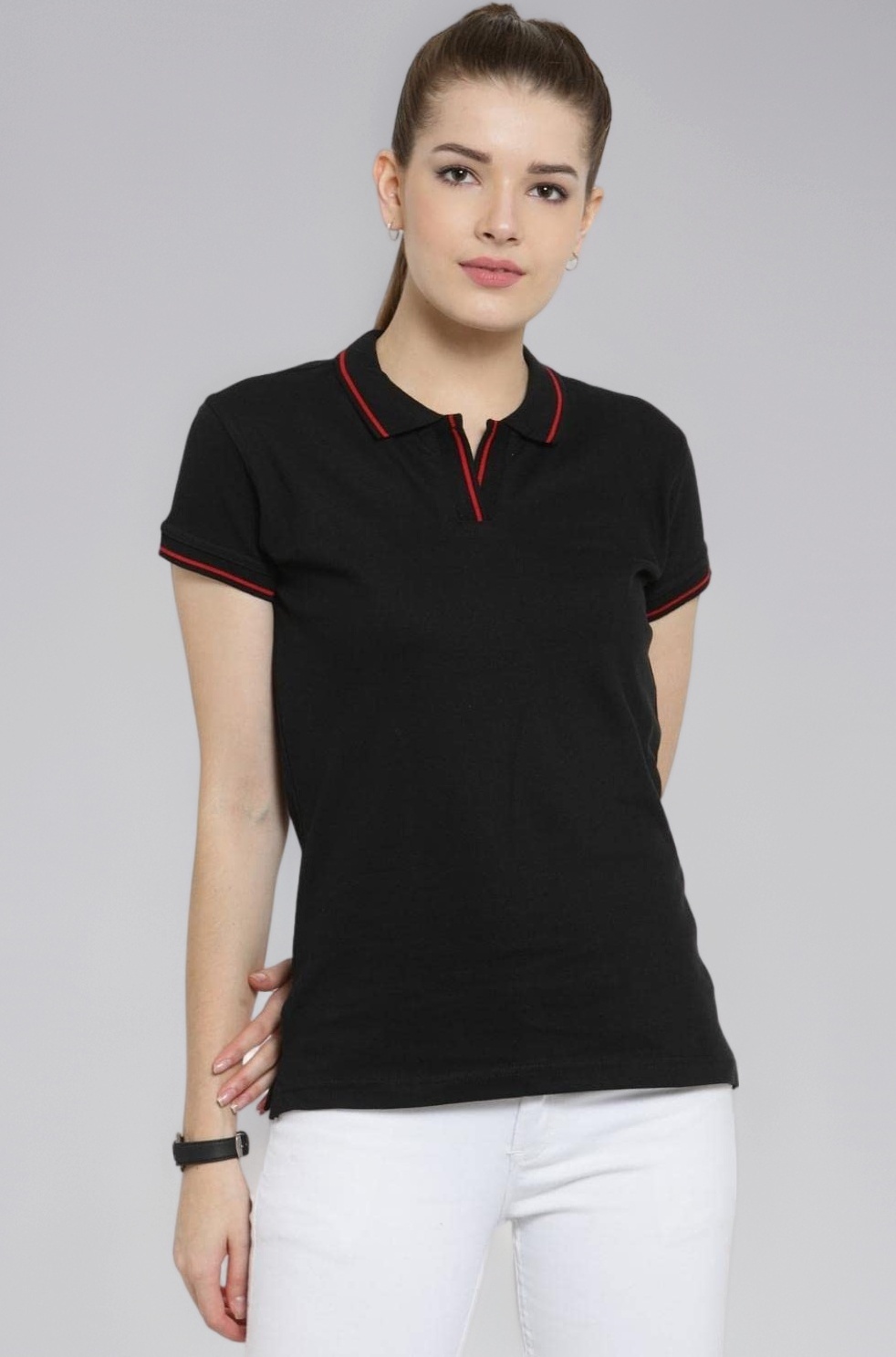 Scott International Women's Cotton Regular Fit T-Shirt