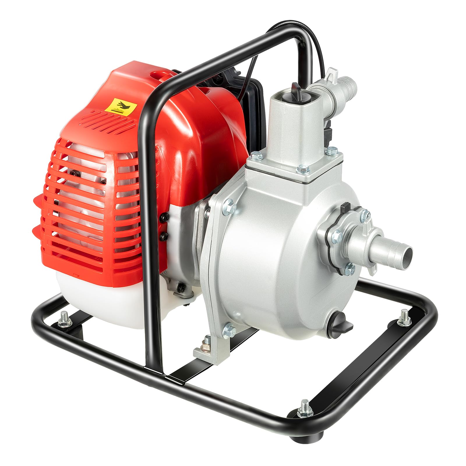 Mhbxyz 1Inch 43Cc 2Hp Gas Gasoline Water Pump, 2 Stroke Portable Water Pump With Single-Cylinder Air-Cooled, High Pressure Irrigation Pump For Garden Flood Factory Irrigation