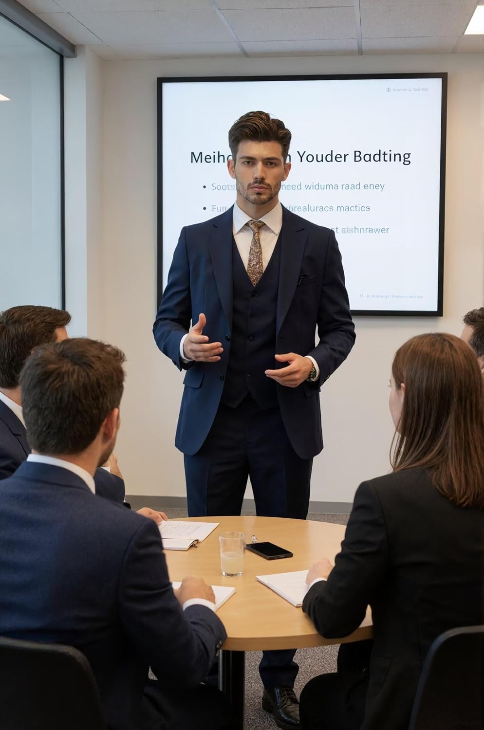 Men's 3 Piece Suit Regular Fit Two Button Wedding Prom Tuxedo Men Casual Wedding Suit Jacket Vest & Pants