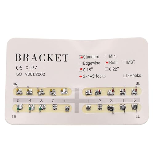Brackets Standard R-oth 0.018 with 3-4-5 Hook 10 Sets/Pack 200 pcs
