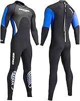 Cressi Morea 3mm Men's Full Wetsuit - Ultraspan Neoprene for Snorkeling, Diving, Surfing in Tropical Waters