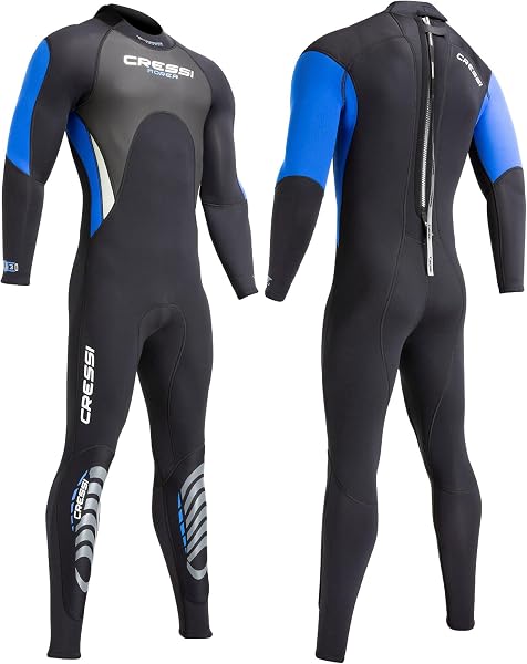 Cressi Morea Man Monopiece Wetsuit 3 mm - Muta Monopezzo senza Cappuccio Neoprene Ultrastretch, per Uomo - 1