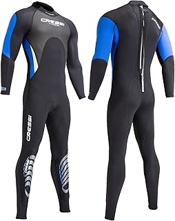 Cressi Morea Monopiece Full Length Wetsuit, 3mm Premium Neoprene