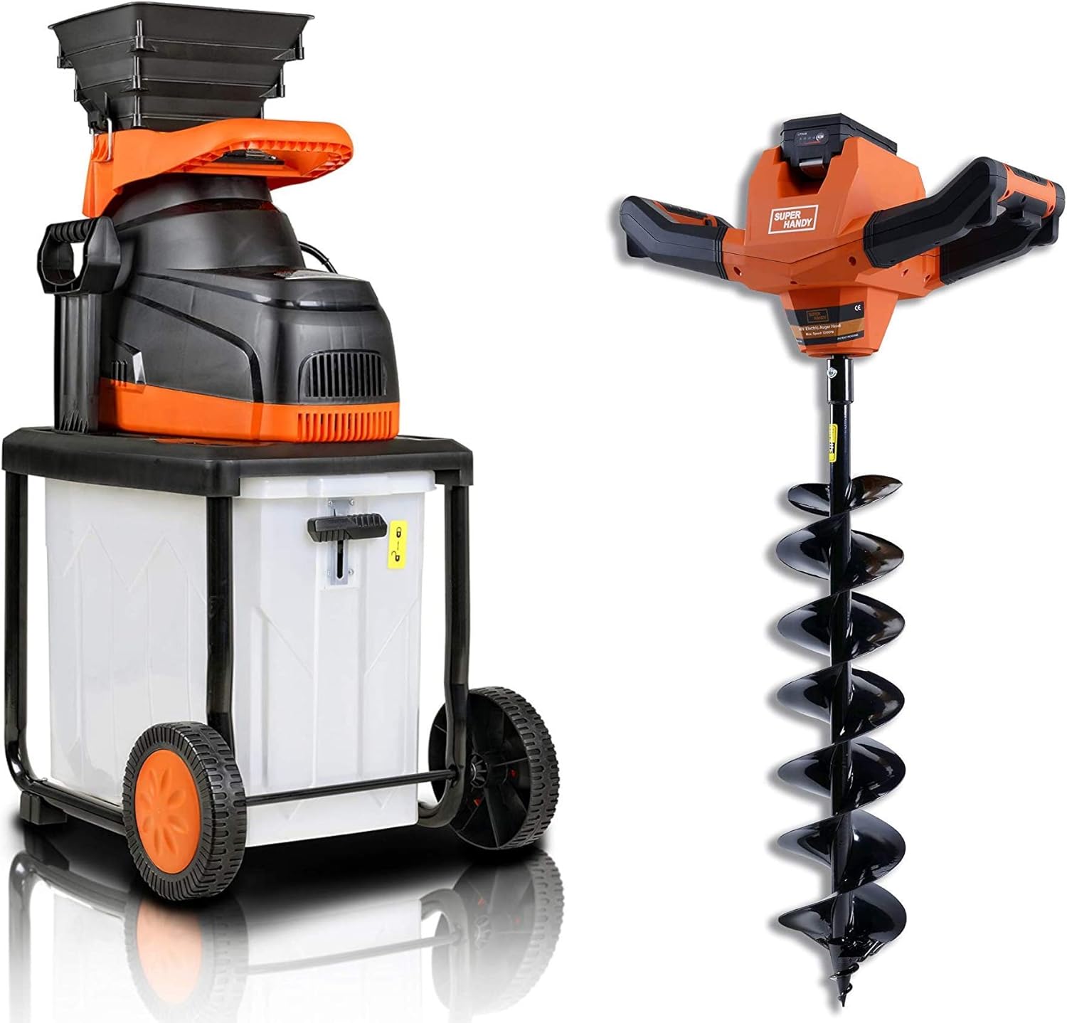 SuperHandy Wood Chipper Shredder Mulcher Silent 1.9