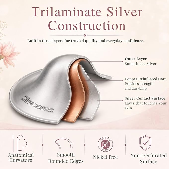 Silveriumom Silver Pezoneras para Lactancia miniatura 3