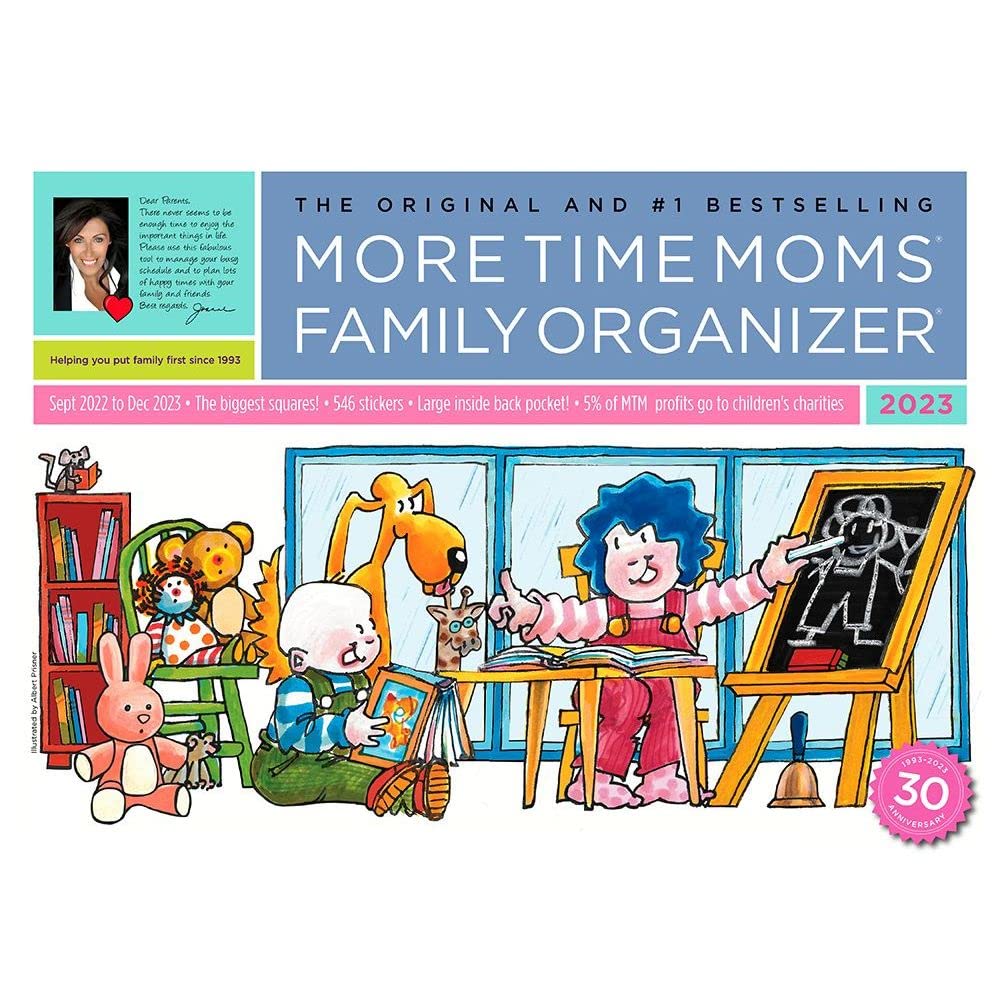 More Time Moms Publishing Inc, Family Organizer 2023 Wall Calendar