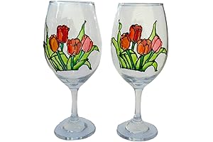 Pink Flower Glasses
