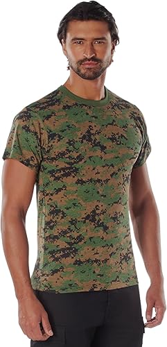 Rothco Camisetas de camuflaje, 3XL, Digital Woodland Camouflage