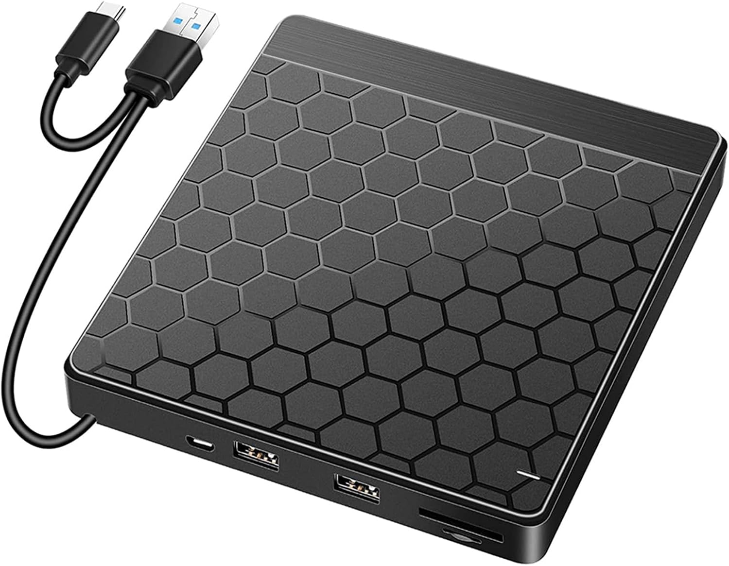 Portable 6-in-1 USB3.0 USB C External VCD Optical Driver VCD Burners VCD Driver Player for Laptop PC