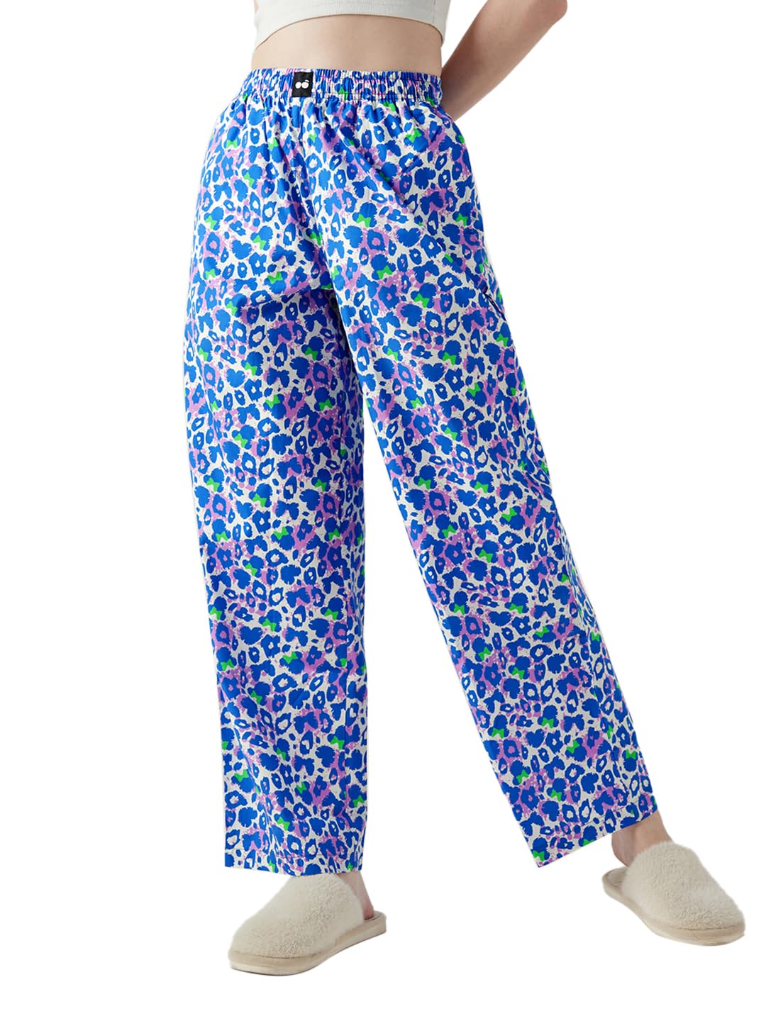 Women's Poplin Regular Fit Pyjama-image-12