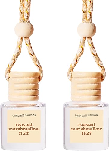 Vista 23 de COOLGIRLCANDLES - Ambientador de aceite aromático para colgar en el automóvil, manteca de cacao, cachemira para aceites esenciales, aromas