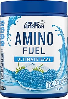 Applied Nutrition Amino Fuel - Amino Acids Supplement, EAA Essential Amino Acids Powder, Muscle Fuel & Recovery (390g - 30 Servings) (ICY Blue Raz)