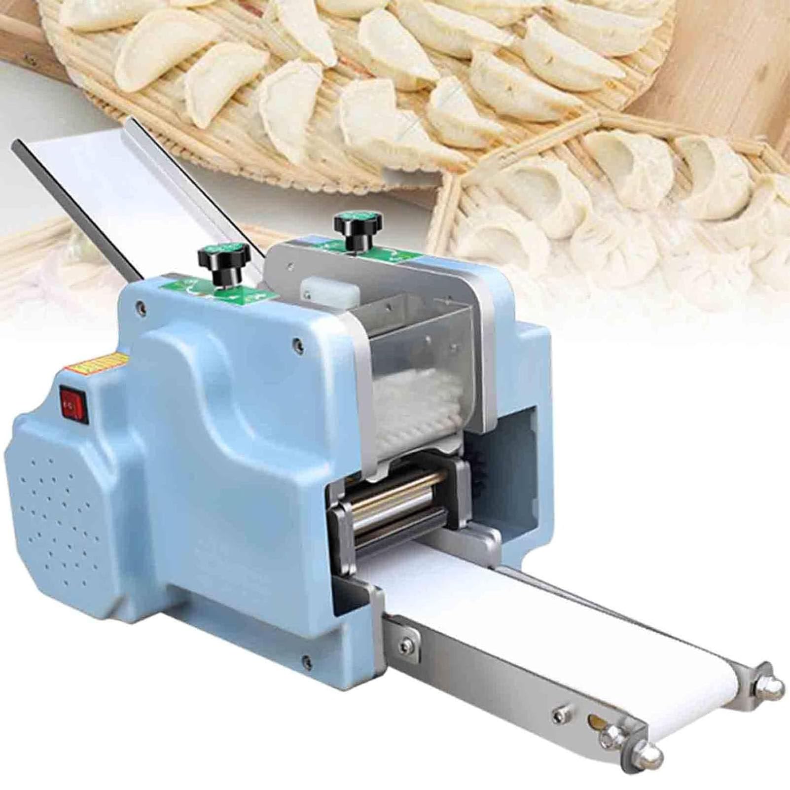 Automatische Rundwickelmaschine für Frühlingsrollen, Piroggen, Ravioli, Momos – 140-W-Gewerbemaschine für Teigtaschen.