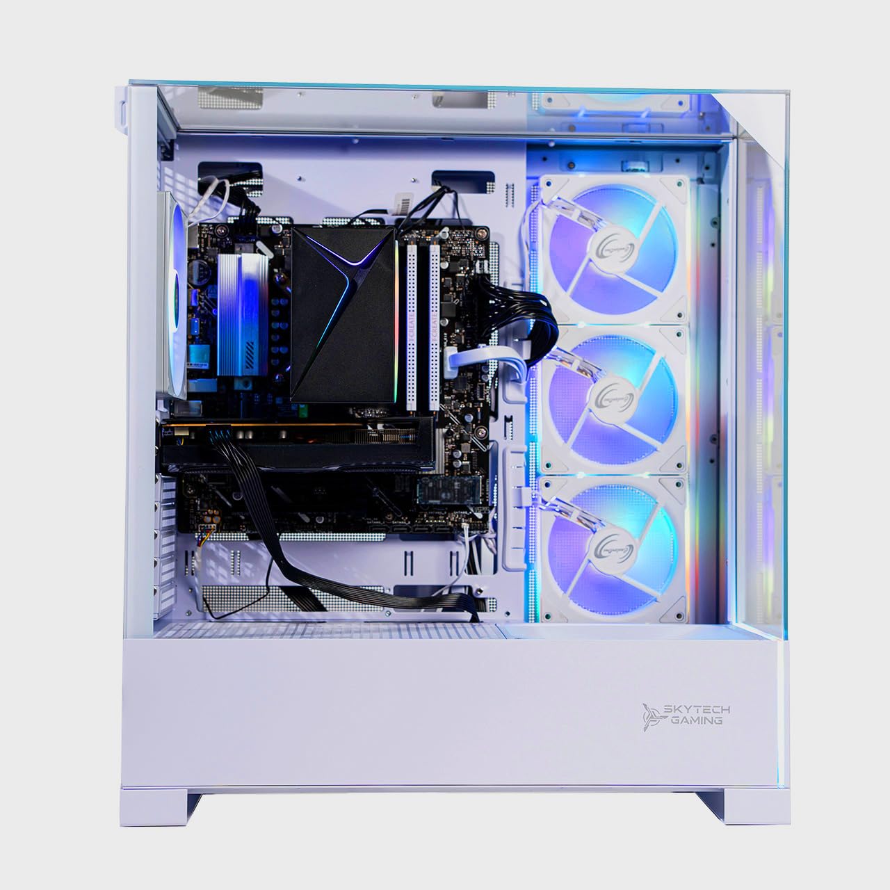 Skytech Gaming PC de escritorio, Intel i5 14400F, RTX 5060, 16 GB de RAM