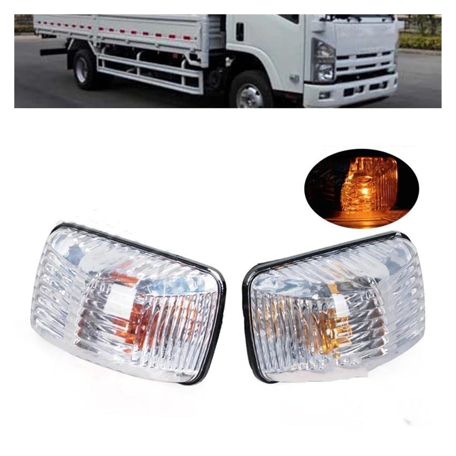 Indicatore Direzione Luce Laterale 24V Per Isuzu 700p Camion - Freccia Dinamica A Scorrimento, Plug&Play