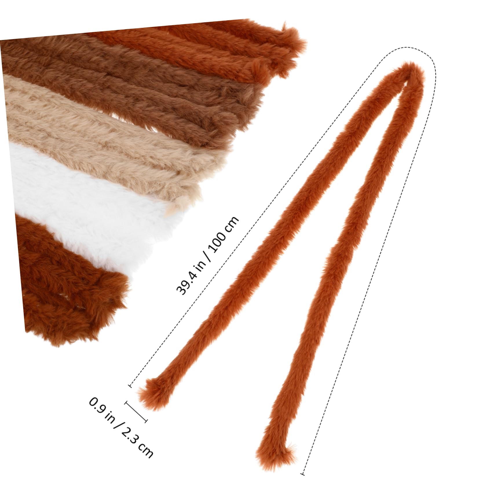 KONTONTY 10Pcs Bendable Chenille Stems for Crafts Soft Fuzzy Twisted Sticks for Family and Classroom Projects Sturdy and Crafting Wire