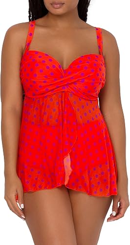 Twist Bandeau Tankini Top