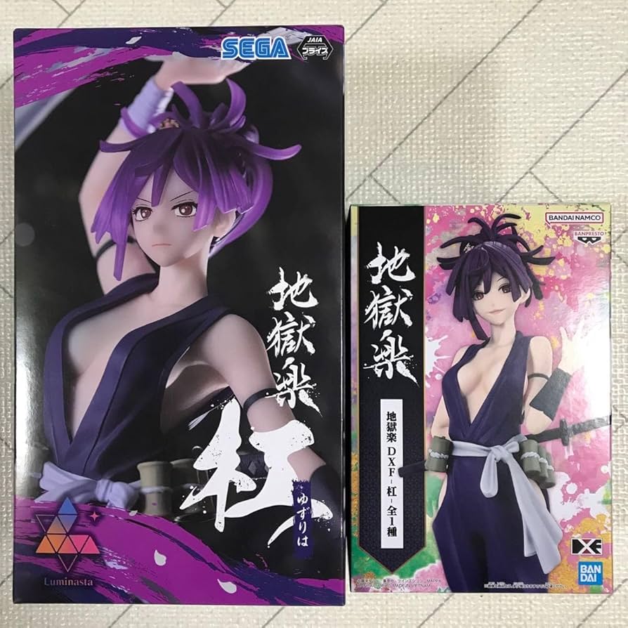 地獄楽 フィギュア　杠 ゆずりは　Luminasta　DXF　２種類　計８個 Amazon | 地獄楽 Luminasta 杠 DXF -杠- ゆずりは プライズ