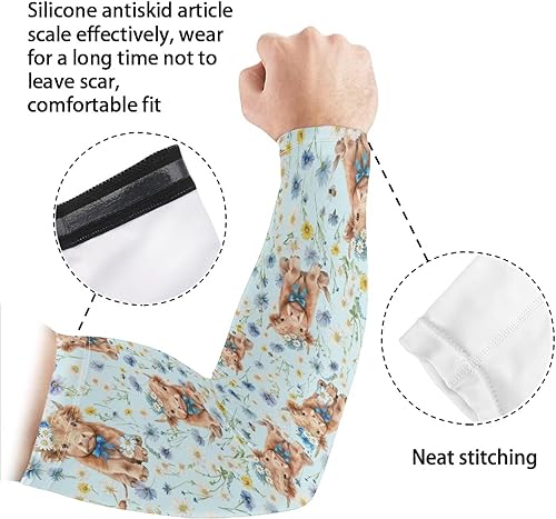 Miniatura 6 de Binienty Mangas de protección solar UV para mujeres y hombres, mangas deportivas refrescantes para golf, correr, ciclismo, senderismo