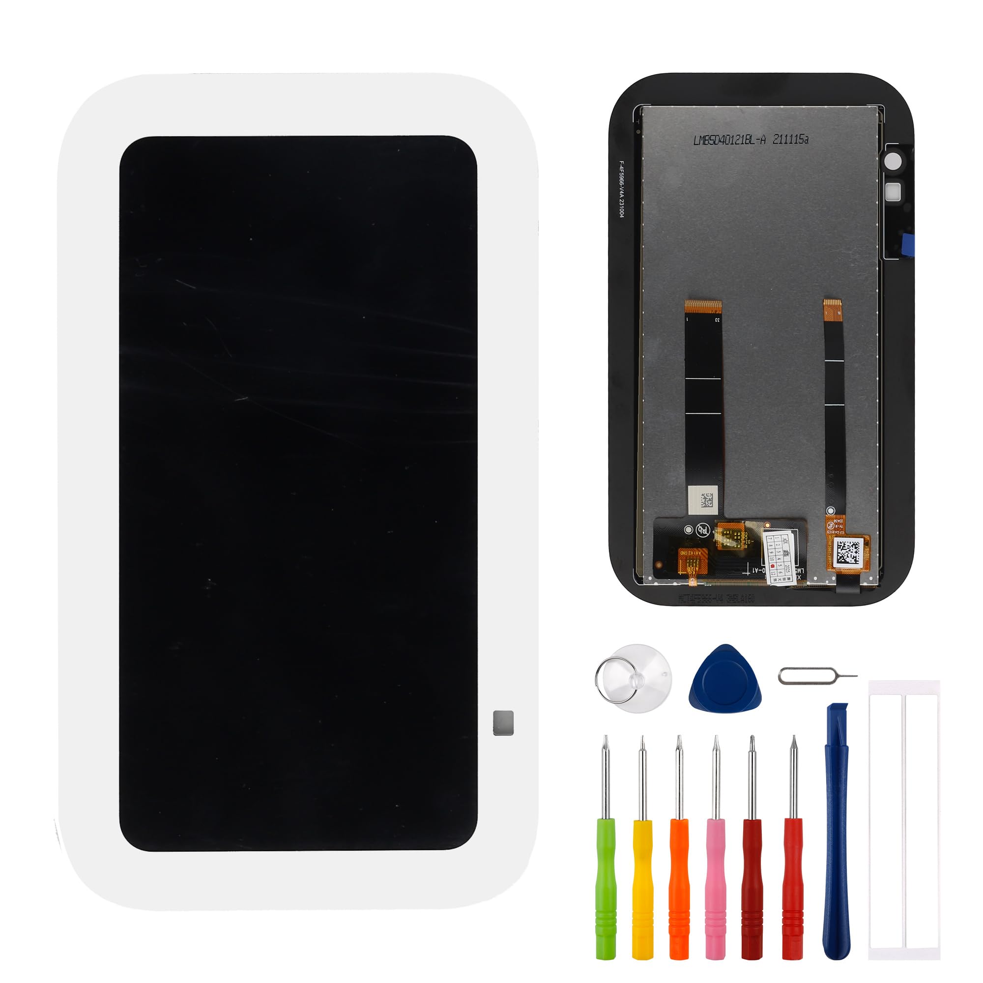 Nueva pantalla de repuesto compatible con Echo Show 5 3ª Gen H97N6S 5,5" LCD Touch Screen Assembly with Tools White