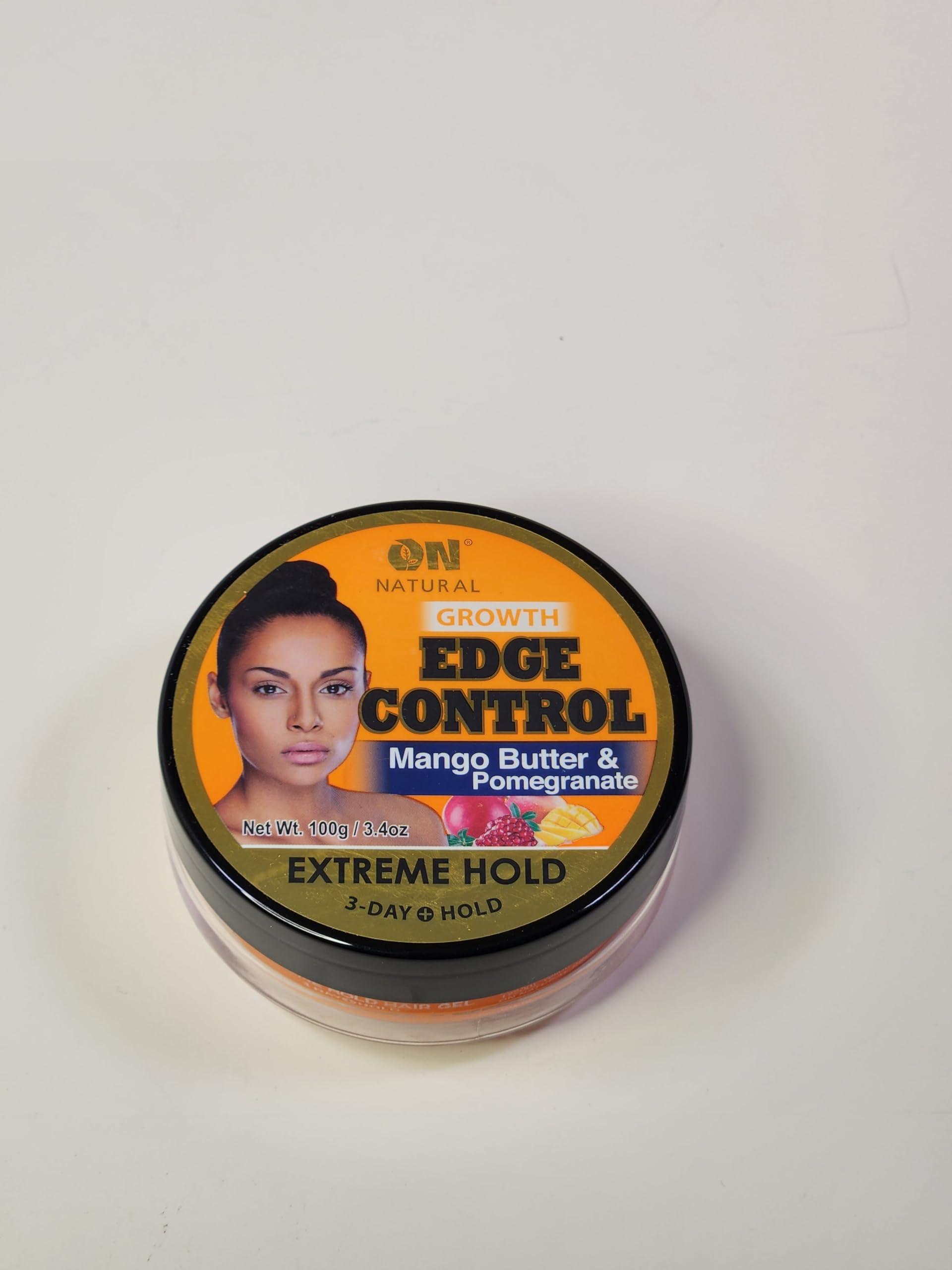 On Natural Edge Control Extreme Hold-Mango Butter and Pomegranate (1oz)
