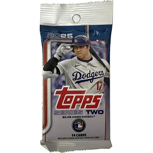 Topps 2025 Series 2 Baseball Trading Card Pack (14 Cards)
