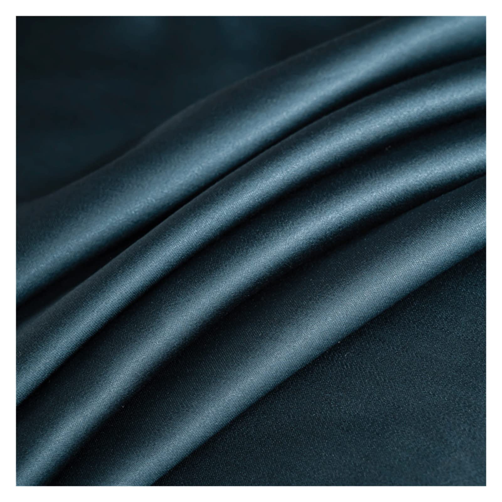 Ice Silk Bed Sheet, Silk Ice Flat Sheet Multicolor Multiple Sizes(Dark Blue,230x250cm)