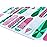 TOUGH GIRLS | 20 Exquisite Gel Nail Polish Strips w/Application Accessories - No UV/LED Lamp Required (Watermelon)