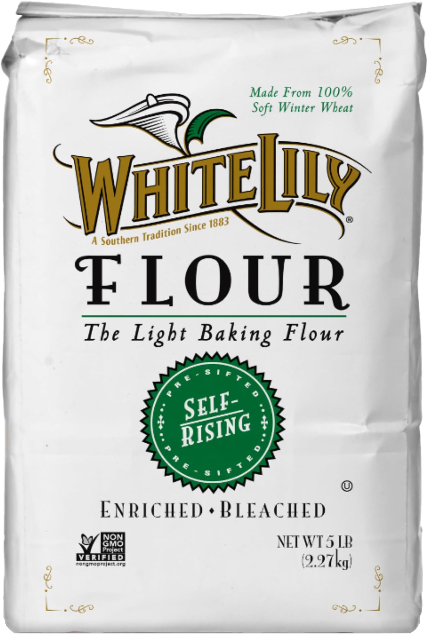 Amazon.com: White Lily Self-Rising Buttermilk White Cornmeal Mix ...