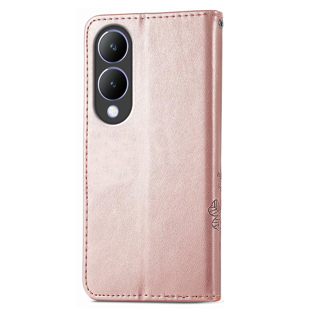RankOne Custodia Portafoglio in Pelle per vivo V29 5G (6.78 Inches