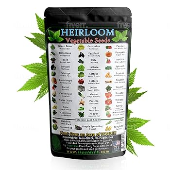 Amazon.com : Heirloom Fruit and Vegetable Seeds - 38