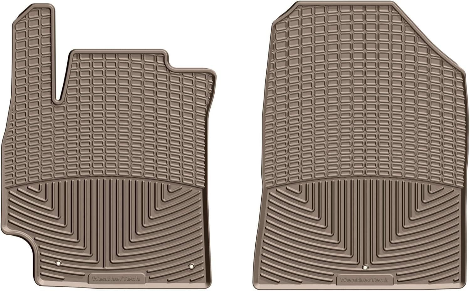 WeatherTech All-Weather Floor Mats for Hyundai Elantra 1st Row (W388), Black