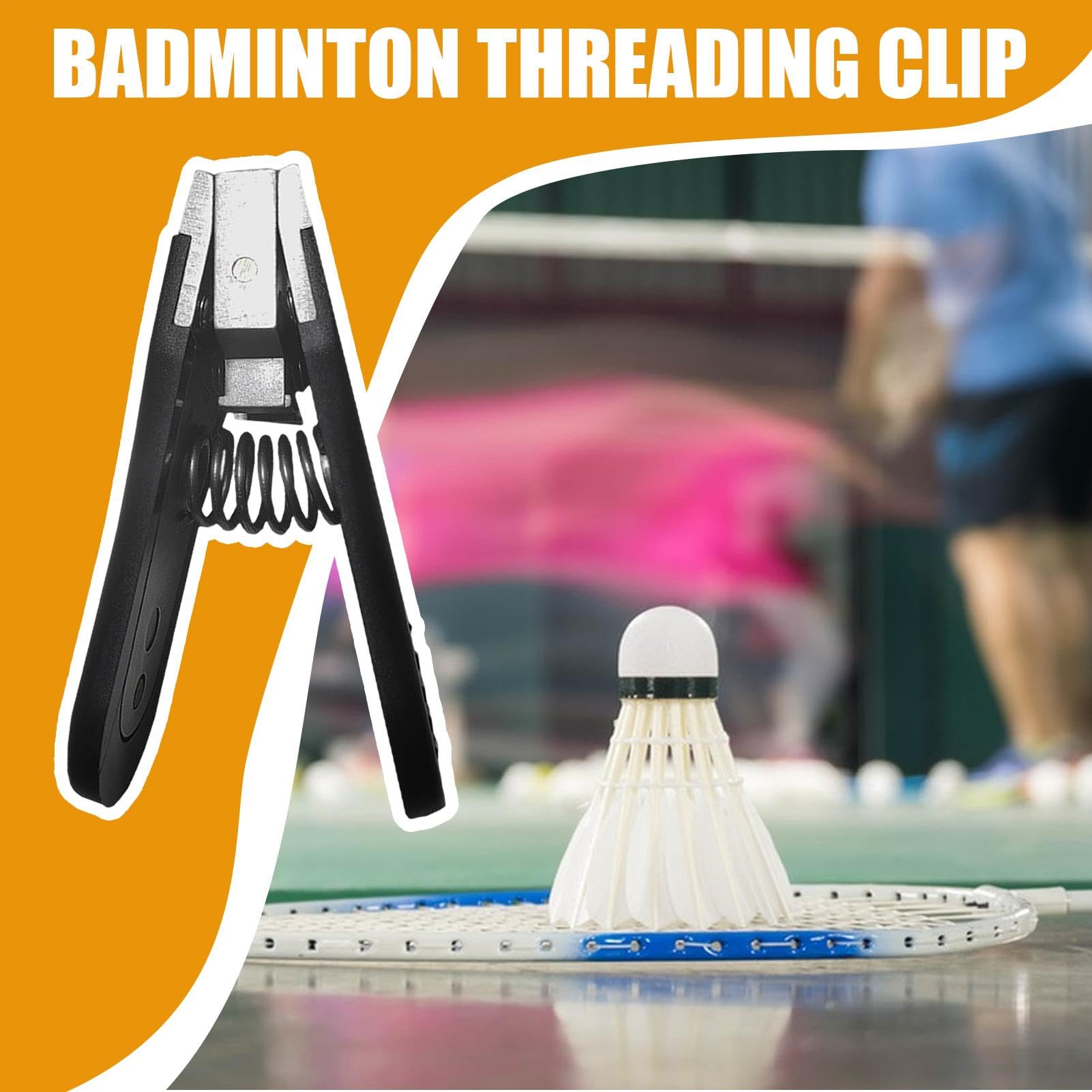 Pinza de inicio para tenis, Pinza de inicio para raqueta de tenis | Herramientas de sujeción de raquetas - Herramienta de encordado de raqueta de bádminton de aleación de alta resistencia para raqueta