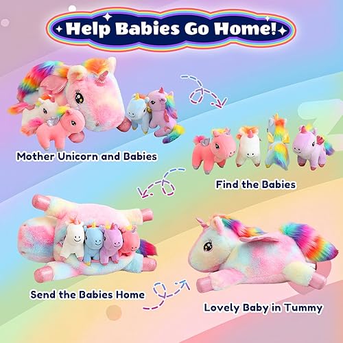 Miniatura 113 de SQEQE Peluche de Capybara de peluche, linda mamá Capybara con 4 bebés sorpresa, juguete de animal suave para Navidad, San Valentín, regalos