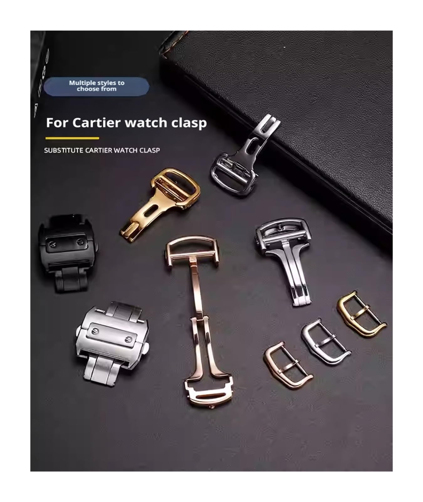 1 Fermoir Pliant for Montre Papillon sans Marque.