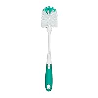 Vista 1 de OXO Tot - Cepillo para botella con limpiador de pezones, color verde azulado