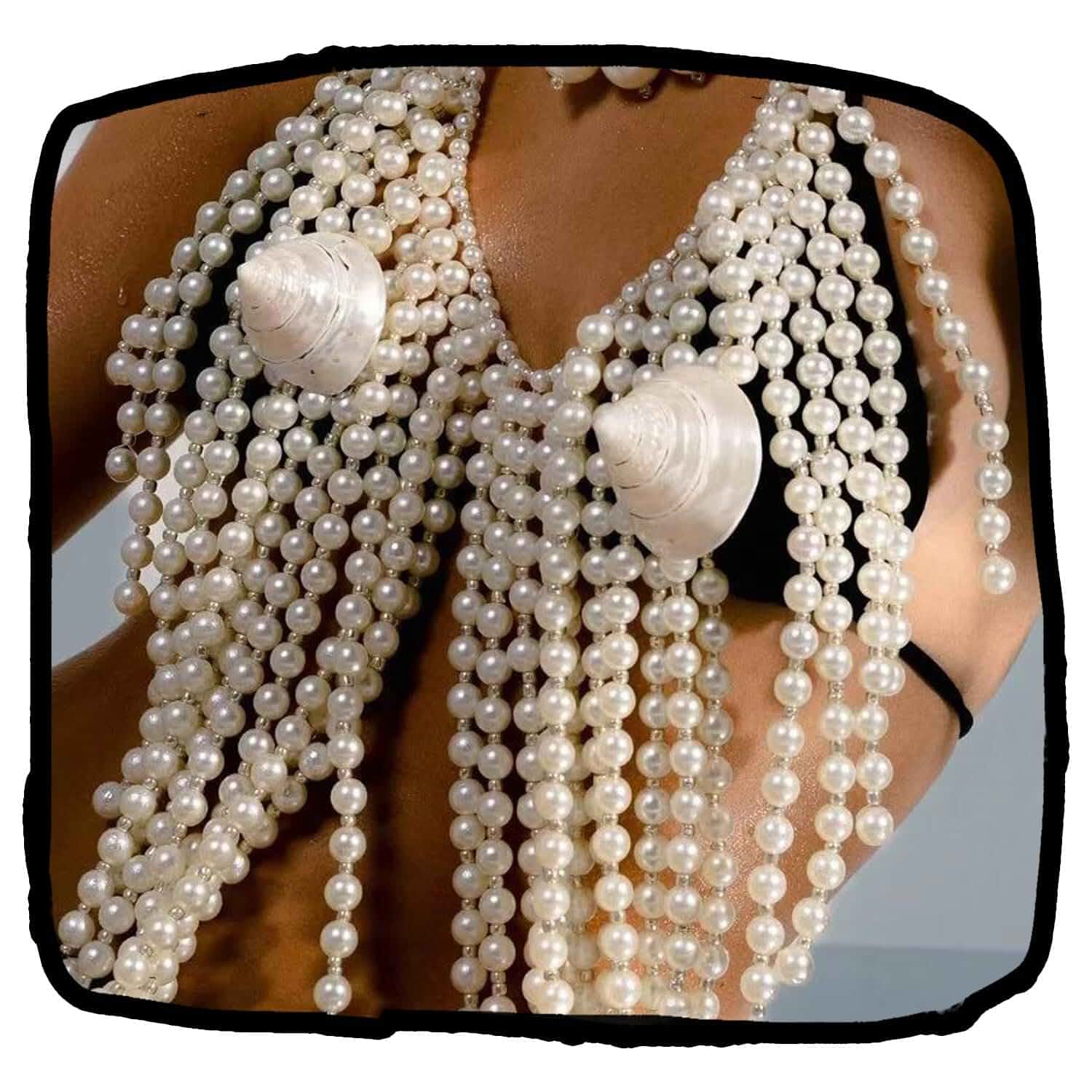 Crystal Bra Body Chain Top Silver/Black Rhinestones Halter Crop Tops Beach Bikini Chest Chains Body Jewelry for Women