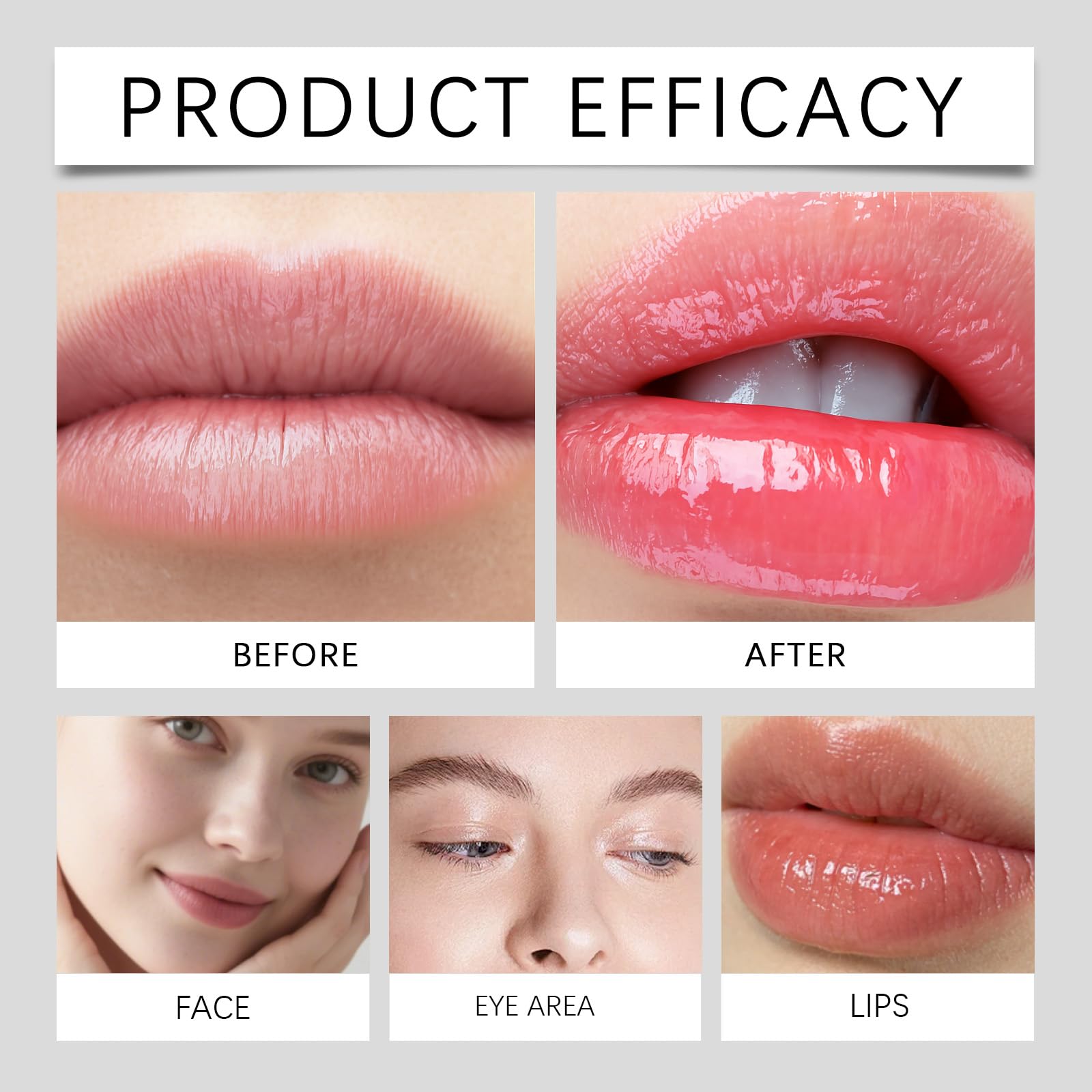 PDRNs Pink Collagen Volume Multi Balm Stick - Penna anti-rughe e idratante per viso, labbra, occhi, collo, base trucco, nutre intensamente per una pelle liscia e dall'aspetto sano