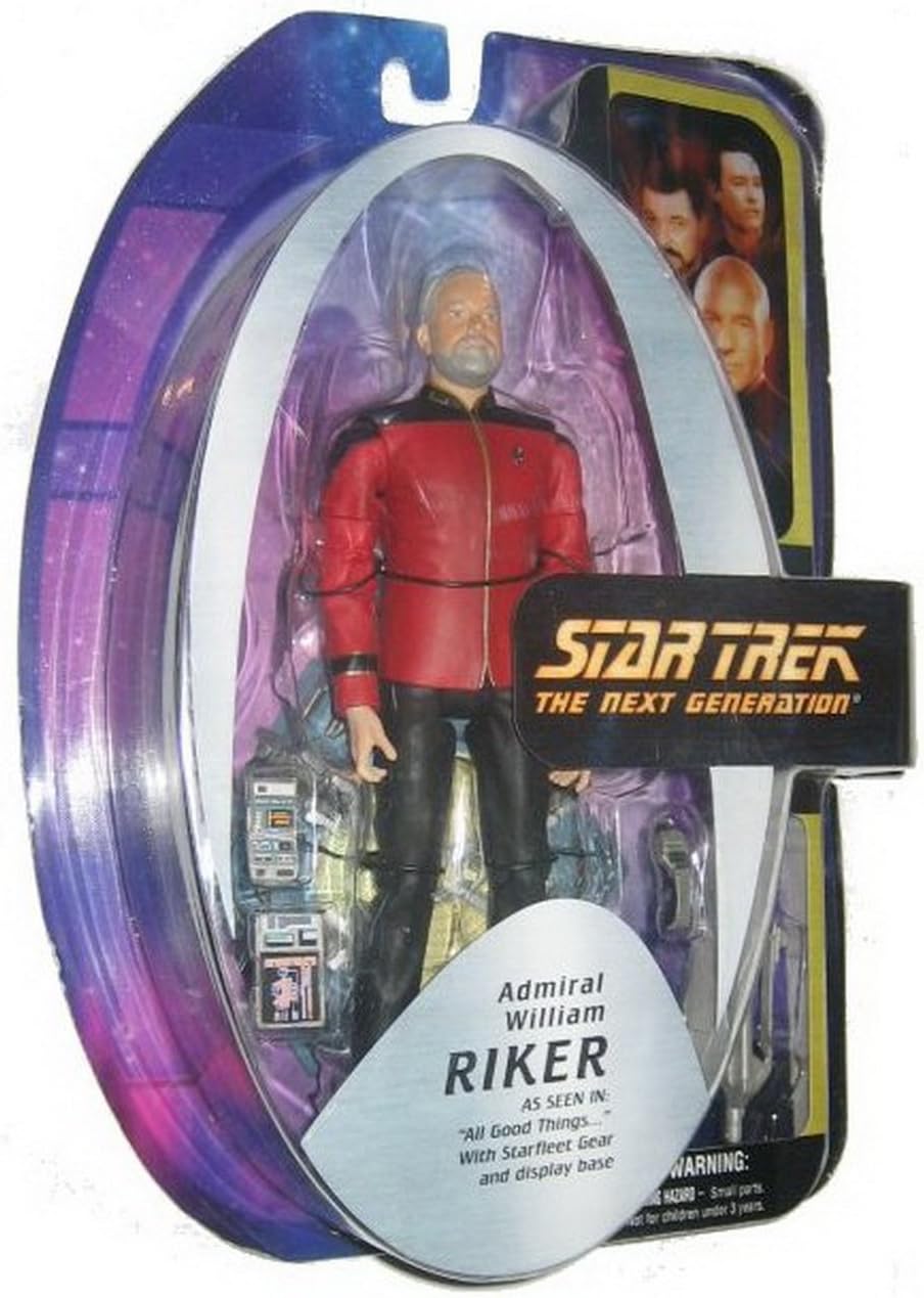Star Trek: The Next Generation Admiral Riker (All Good Things) Action Figure
