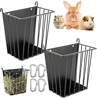 Upgrades 2pcs Hay Feeder Rabbit