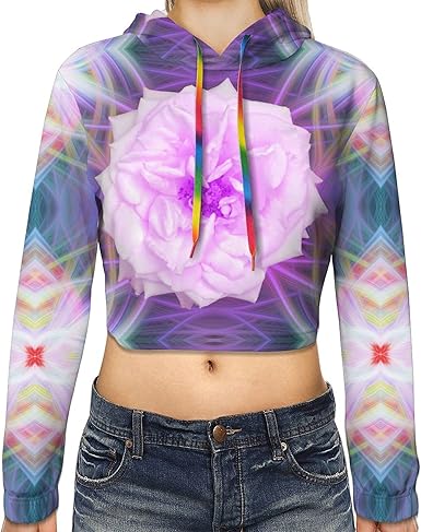 Amazon.com: STFF Lila - Sudadera con capucha para mujer, manga larga,  informal, para mujer, diseño de ombligo, Negro, XL : Ropa, Zapatos y Joyería