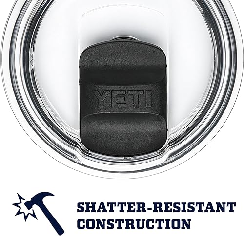 Miniatura 16 de YETI Rambler - Vaso de acero inoxidable con aislamiento al vacío de 20 onzas con tapa MagSlider verde azulado (Agave Teal)