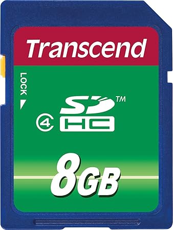 Transcend 8GB SDHC Memory Card(Class 4)