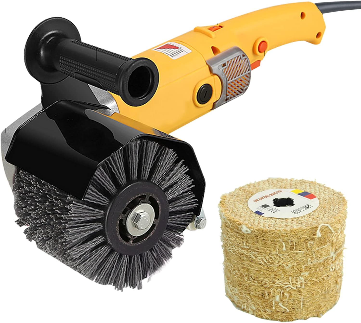 3200W Electric Burnishing Polishing Machine 8 Adjustable Speed Drum