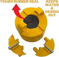 Vista 5 de Sintron NEMA L6-30P - Enchufe de bloqueo giratorio de 30 amperios, 250 voltios, 2 polos, 3 cables, listado ETL, conector de bloqueo de enchufe macho